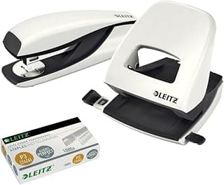 Leitz 5008 NeXXt Series Metal Office Hole Punch, up to 30 Sheets/Combination Set with Stapler… product image