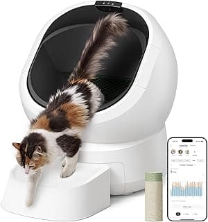Luma Automatic Cat Litter Box AI Waste Analysis, Open-Top Litter Robot Self Cleaning Litter… product image