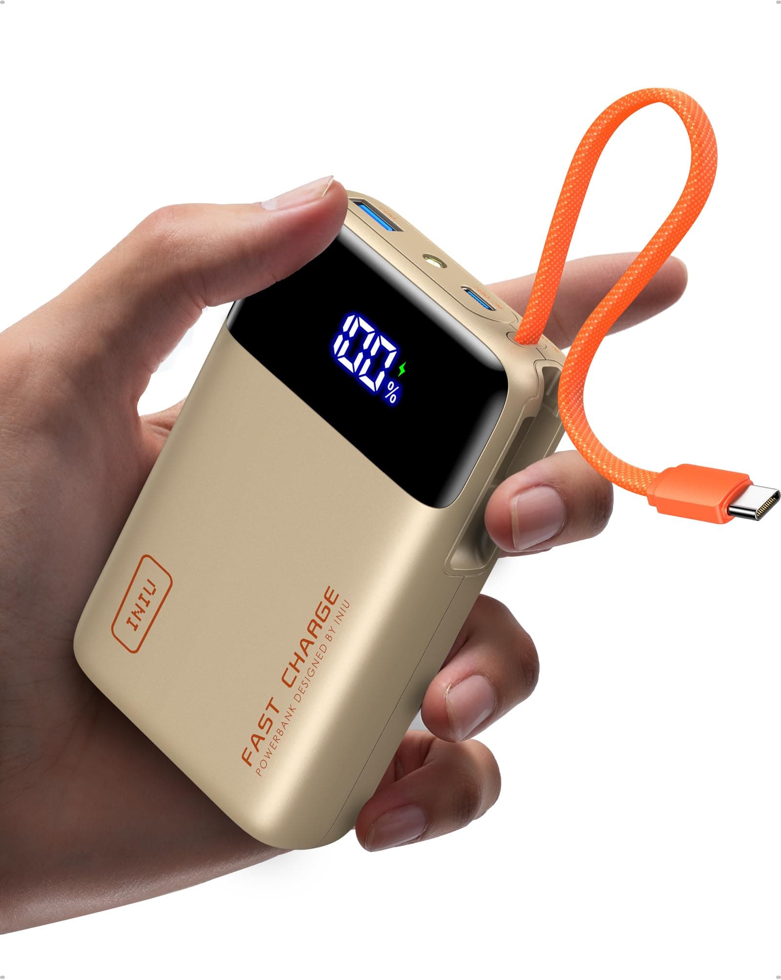 INIU 45W Fast Charging Power Bank, 20000mAh Small Travel Portable Charger product image