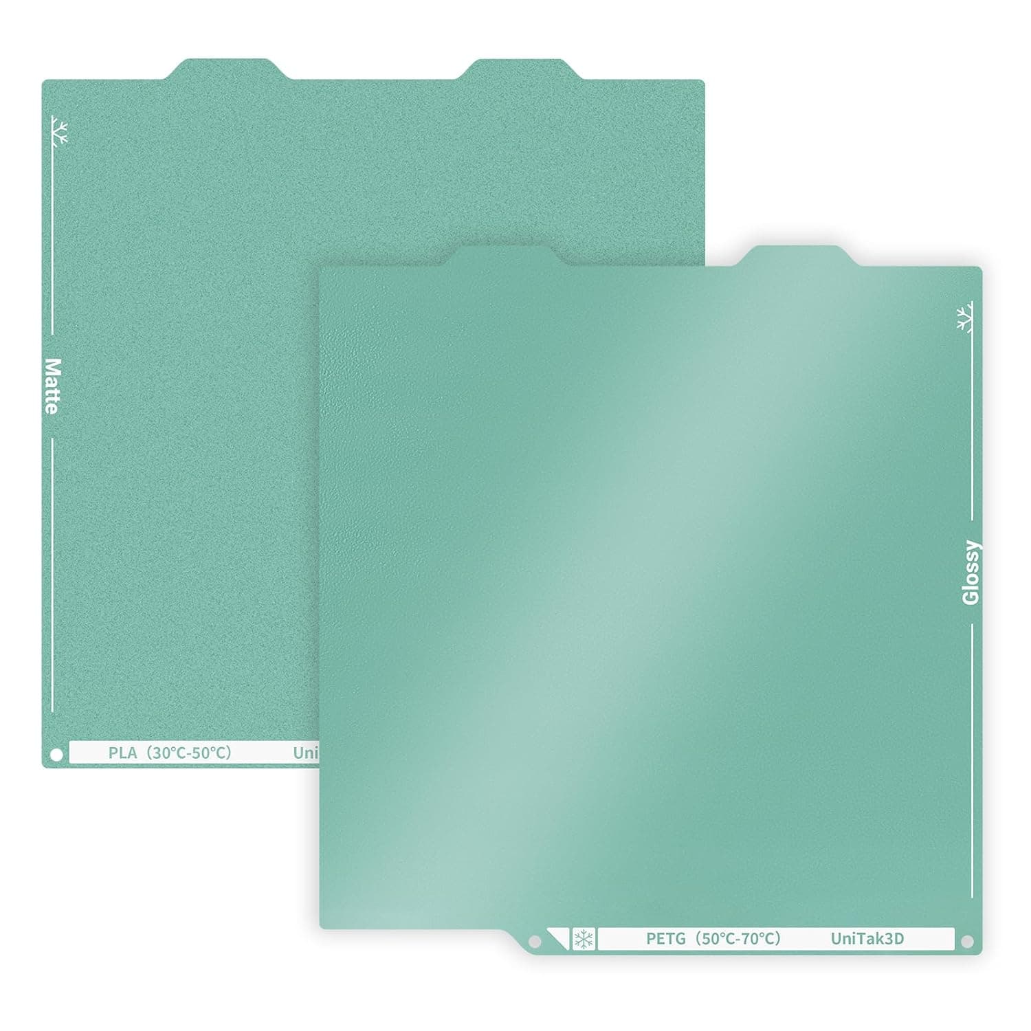 UniTak3D Centauri Carbon Cold Build Plate 260 * 271mm Double Sided Glossy+Textured… product image