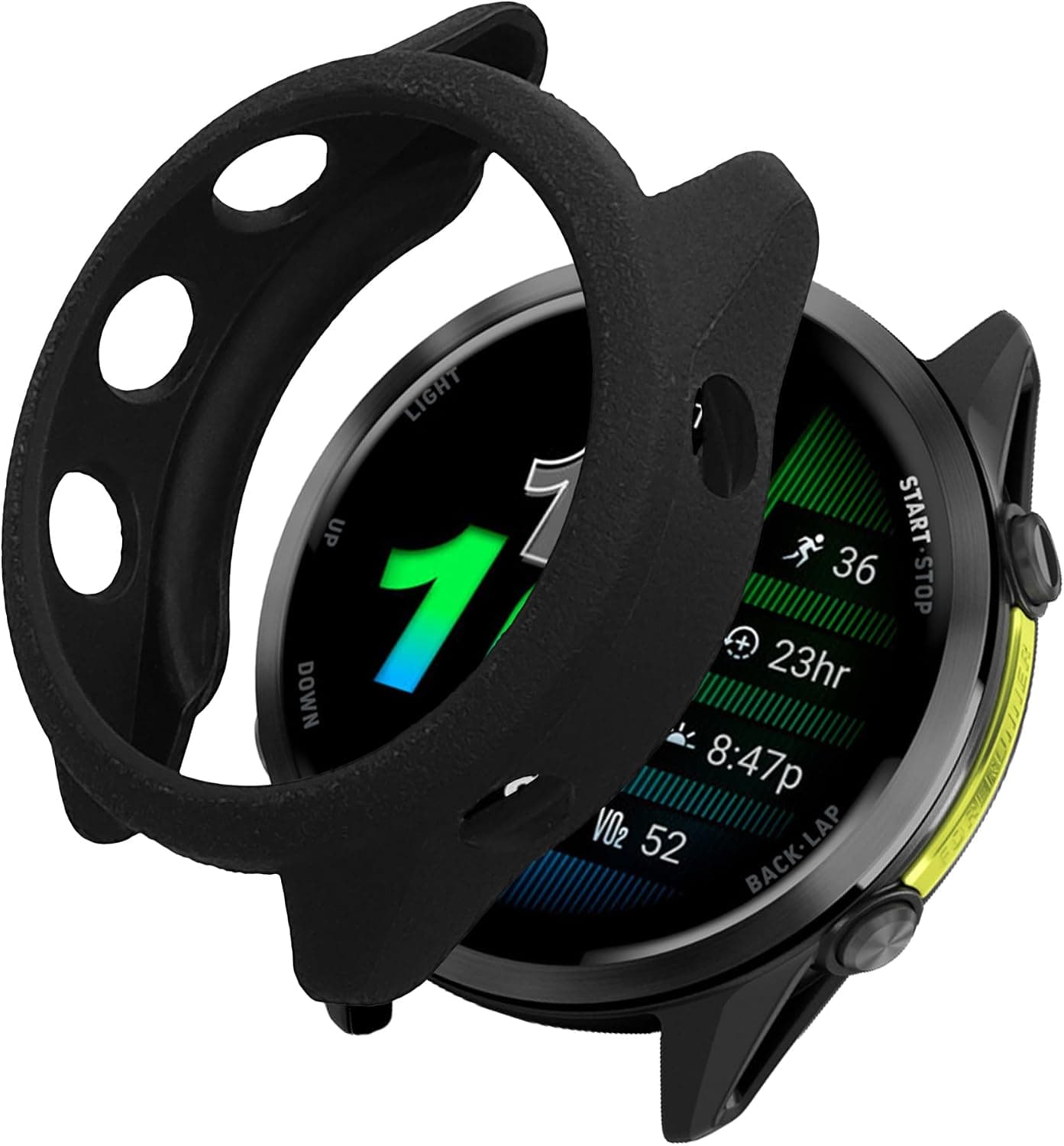 kwmobile etui ochronne kompatybilne z Garmin Forerunner 970 47 mm - Fitness Tracker Case z TPU… product image