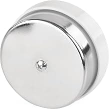 Loudspeaker Wired, 12 V, 1 Melody 90 dB, Round, White/Chrome | 2-wire doorbell for transformer… product image