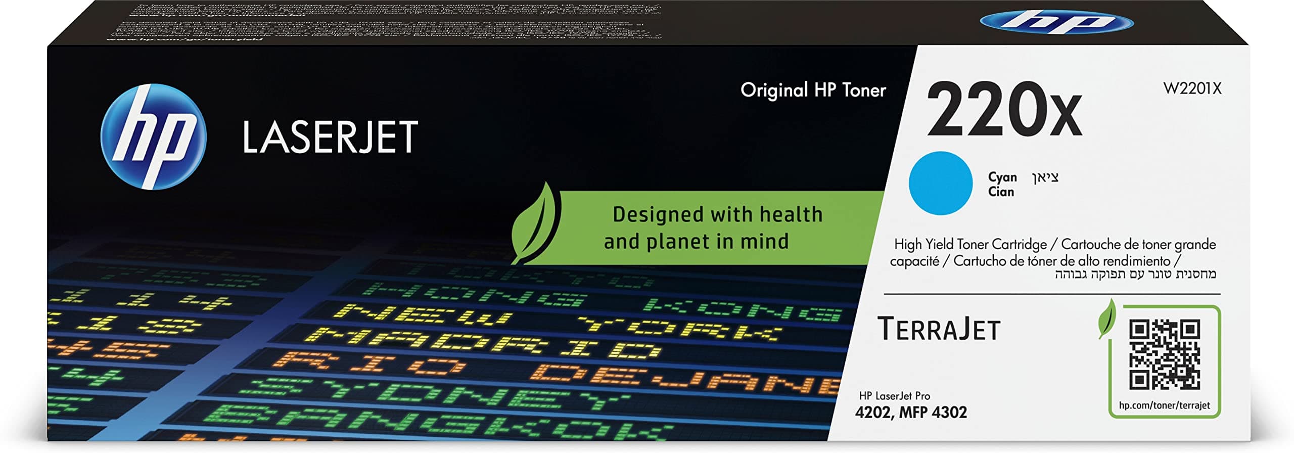 HP 220X Cyan Original Laserjet-Tonerkartusche product image