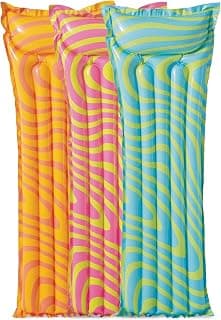 ADEPTNA Inflatable Razzle Dazzle Wave Pool Float Air Mat Airbed Pool Lilo Blow Up Mattress… product image