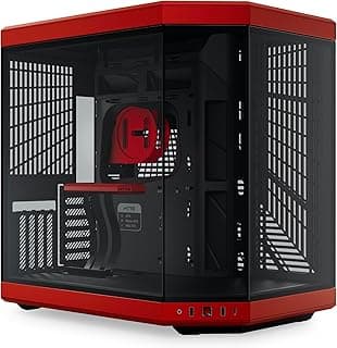 Y70 Modern Aesthetic Double Chamber Medium Tower Tempered Glass ATX Gaming Case with PCIE 4.0… product image