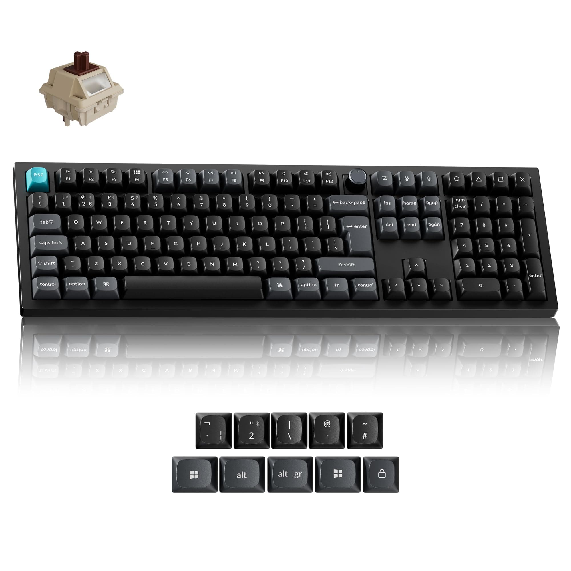 Keychron Q6 Ultra 8000Hz Wireless Mechanical Keyboard, ZMK Bluetooth/2.4 GHz/Wired(8K… product image