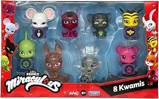Miraculous - Pack of 8 Kwamis - Mini Figures Collection - Game Box Set with 8 Kwamis - Small… product image
