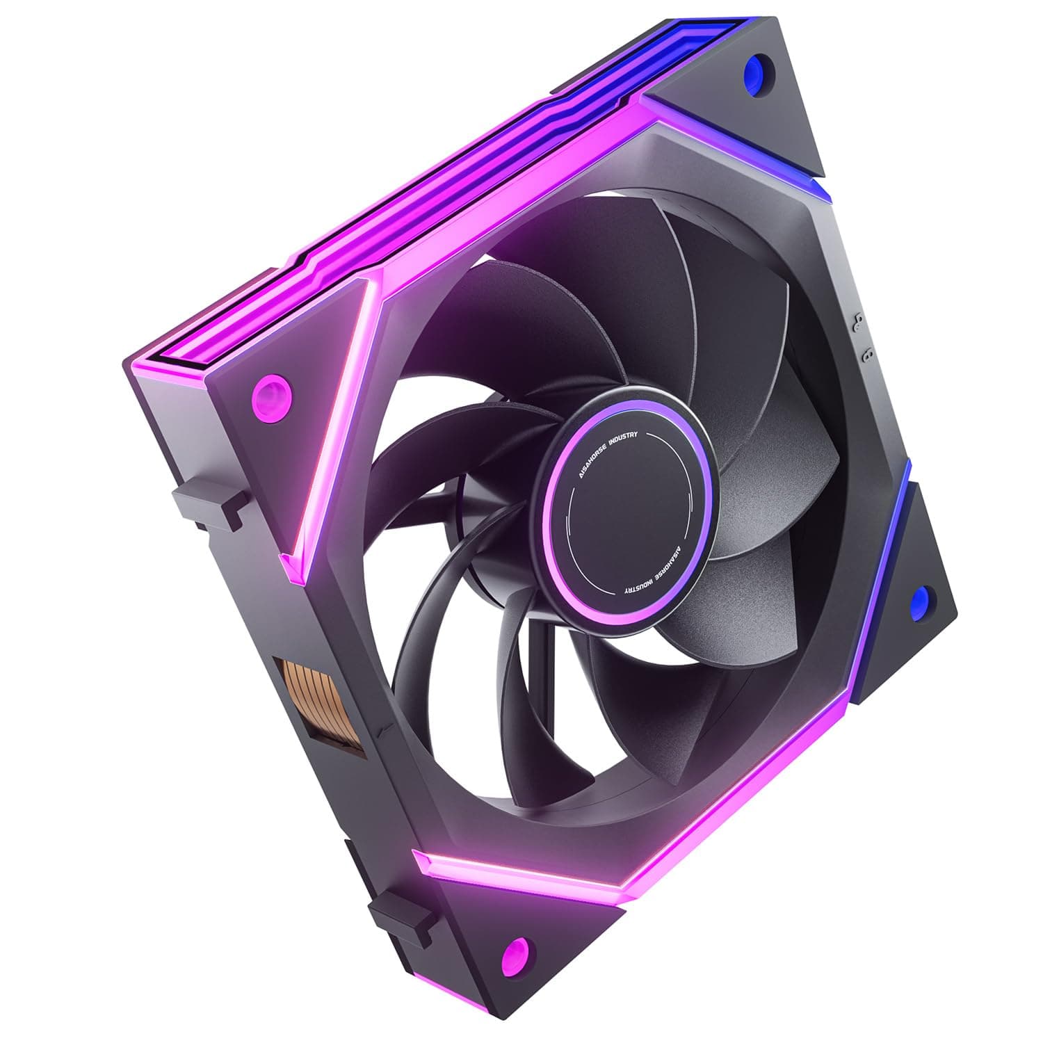 AsiaHorse NyotaUltra ARGB PC Lüfter 120MM Reverse Gehäuselüfter, RGB Daisy Chain PC Lüfter… product image