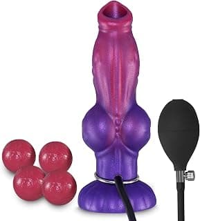 9.1 Inch Monster Ovipositor Dildo with 4 Eggs, Fantasy Knot Dildos | Huge Big Dragon Anal… product image