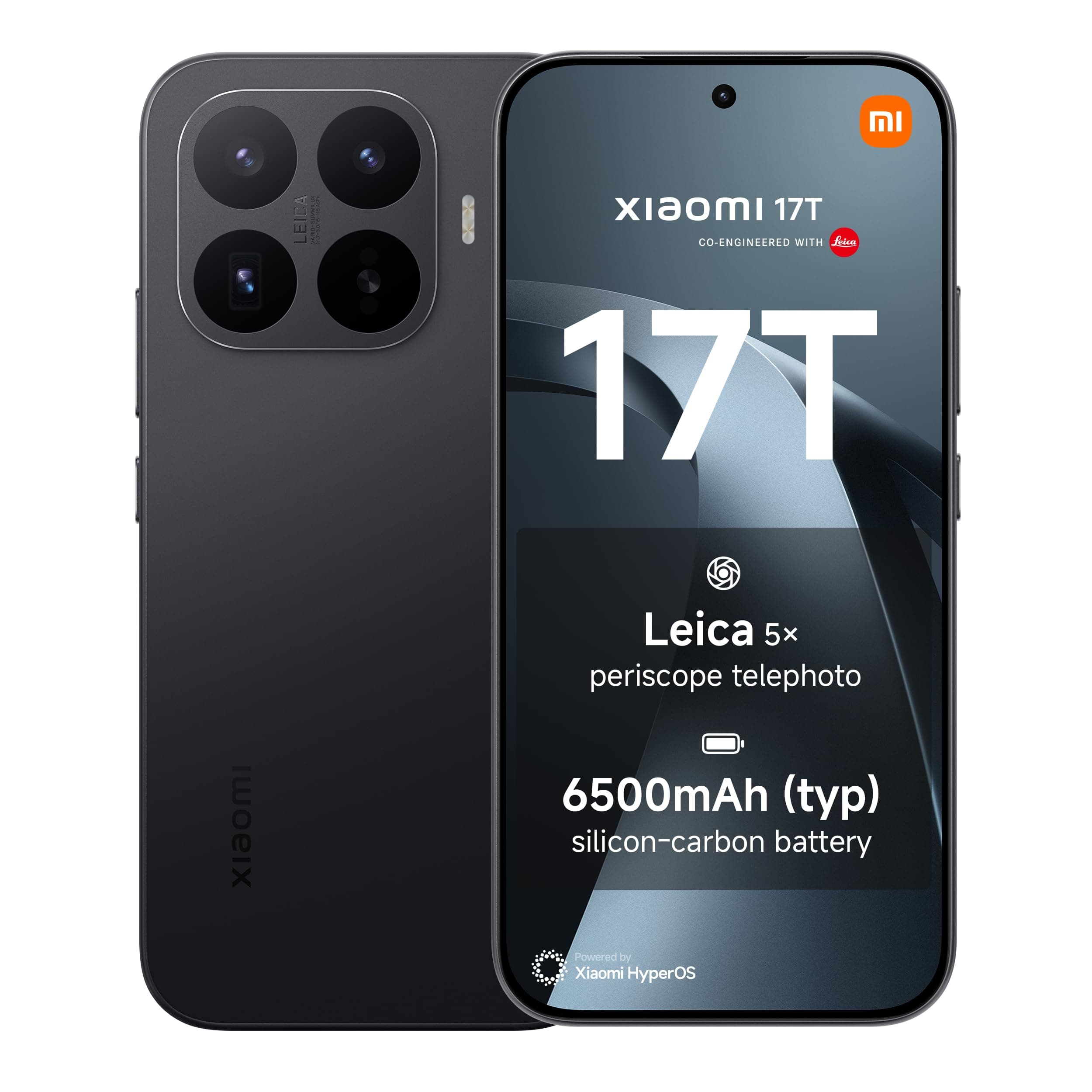 XIAOMI 17T Smartphone 12+512GB Black 6.59" 120Hz Display product image