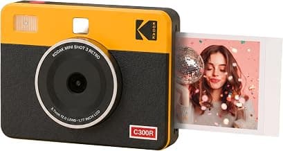 KODAK Mini Shot 3 Retro 4PASS 2-in-1 Sofortbildkamera und Fotodrucker (7,6x7,6cm) + 8 Blatts,… product image