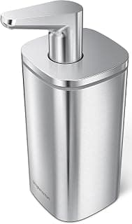 simplehuman 295ml Pulse Pump Liquid Soap Dispenser, Effortless Dispensing, Drip and Clog Free,… product image