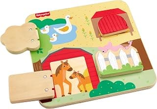 The Fisher-Price Wooden Peek Game for Babies and Toddlers is a Great Developmental Activity… product image