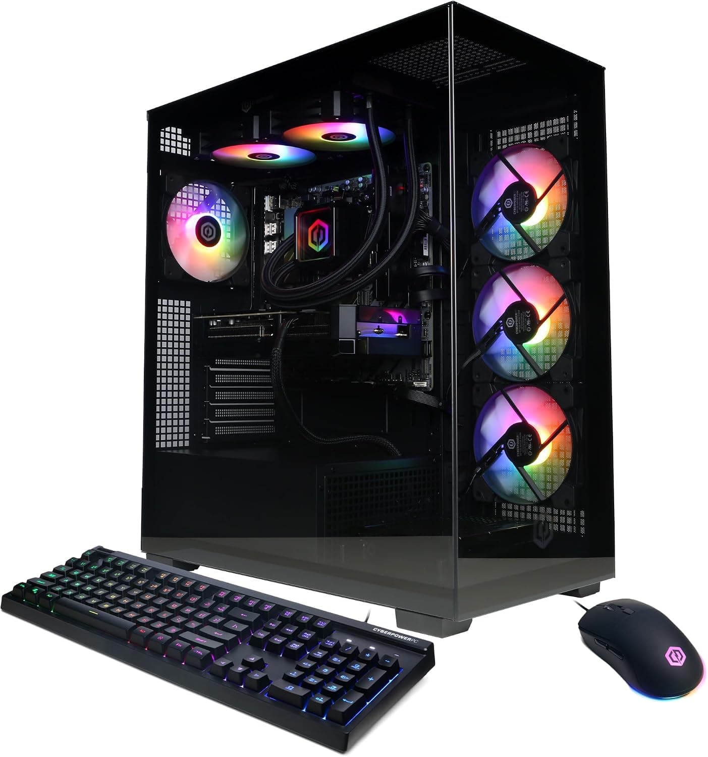 CyberPowerPC Gamer Xtreme Gaming PC, AMD Ryzen 9 9900X 4.4GHz, GeForce RTX 5070 12GB, 32GB… product image