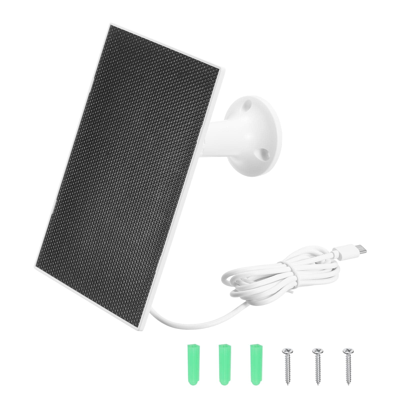 sourcing map Solar Panel for Ring Camera, 2W 6V USB Solar Panel Charger with 6ft Type-C Port… product image