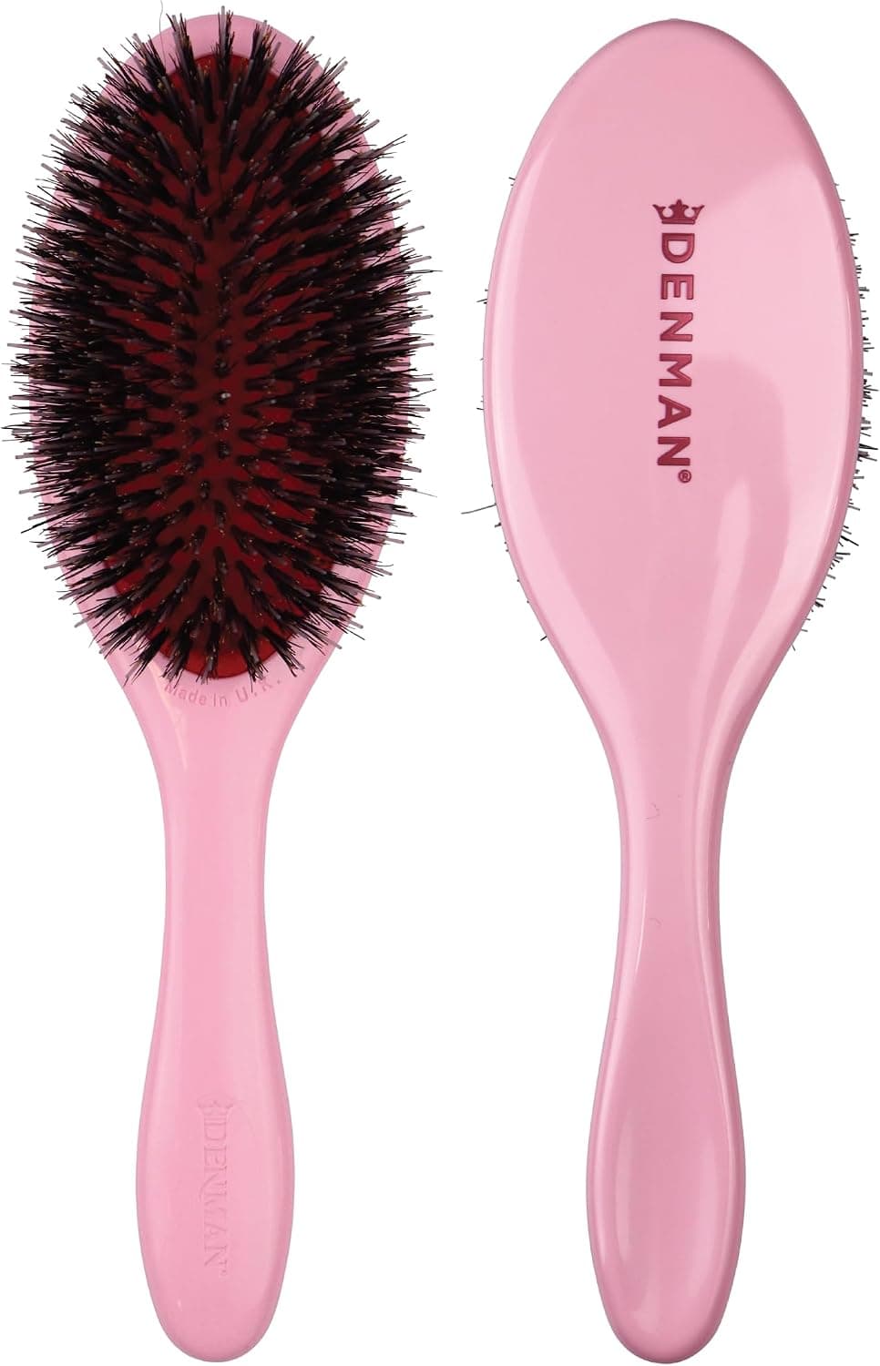 Denman Boar Bristle Hair Brush – Smoothing & Shine Enhancing for Slick Back Styles, Curl… product image
