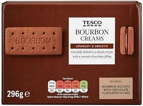 Tesco Bourbon Creams Biscuits 296G product image