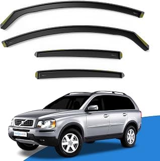 EdgeVisors Wind Deflectors for Volvo XC90 MK1 5 Door SUV (2003-2015) 4pc Set | In-Channel Rain… product image
