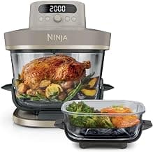 Ninja CRISPi PRO XL Glass Air Fryer, Stone Gold AS090UKSD | Includes 5.7L and 2.3L CleanCrisp… product image
