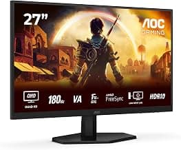 AOC Q27G42XNE 27 inch WQHD Gaming Monitor 180Hz, Fast VA Panel, 1ms GtG, HDR10, FreeSync,… product image