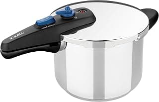 Braisogona M570001 Monix Veloce Stainless Steel Pressure Cooker, 22 cm, 4 L, Silver | Suitable… product image