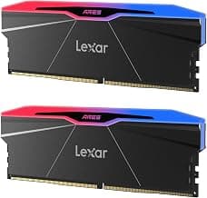 Lexar ARES Gen2 RGB DDR5 RAM 32GB Kit (2x16GB) 6000MHz | CL30, 288-Pin UDIMM Desktop Memory,… product image