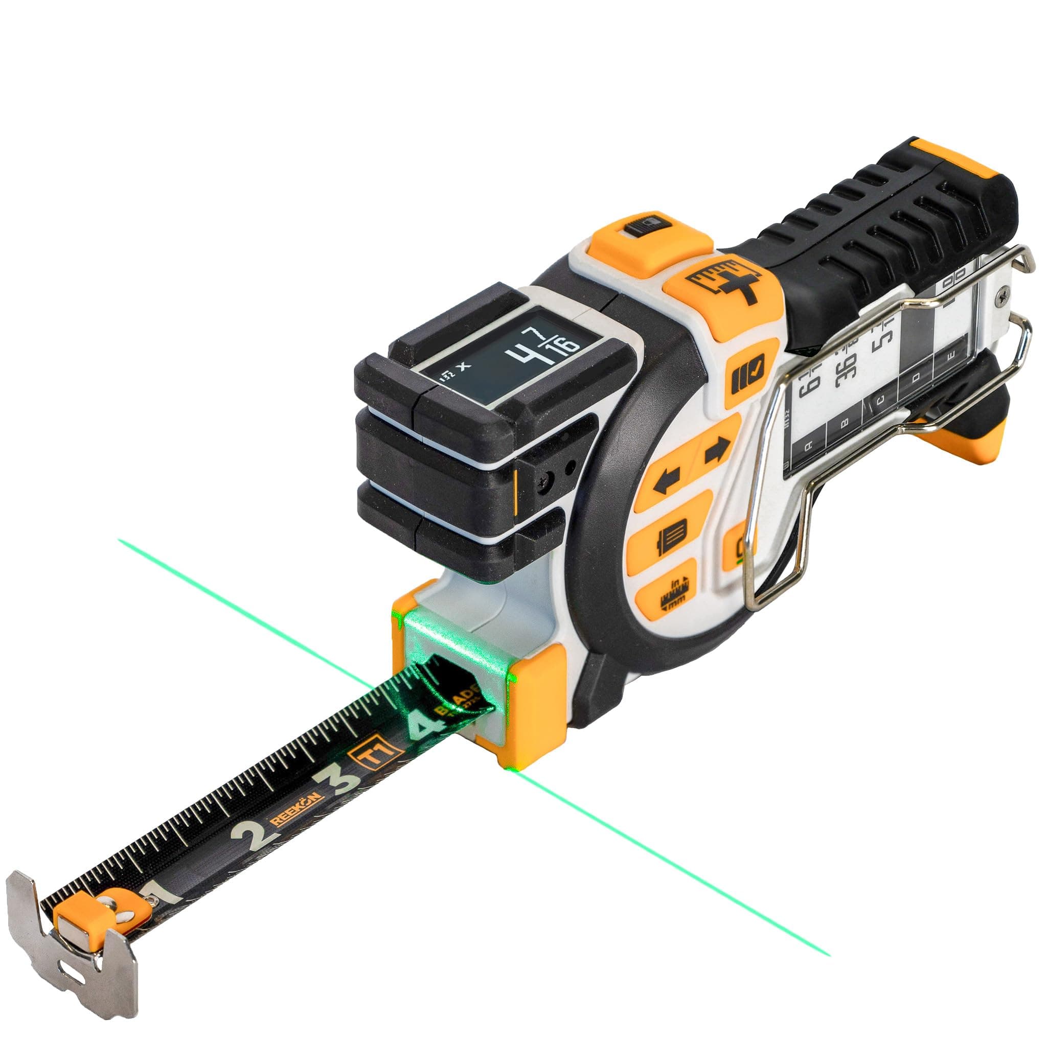 REEKON T1 Tomahawk Digital Tape Measure - Professional Accurate Measuring Tool, Green Laser,… product image
