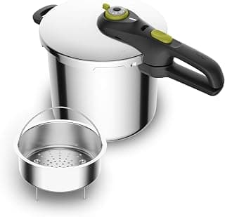 Secure Neo 8L Stainless Steel Pressure Cooker for 5-8 People Quick Results Quality at Fair… product image