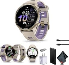 Forerunner 970 Running Smartwatch (Soft Gold) with P-Bank Bundle | Premium GPS Running &… product image