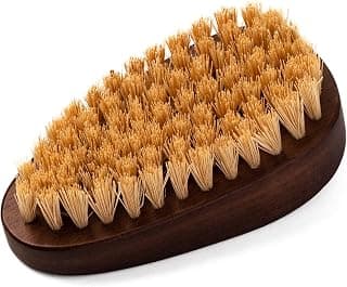 Eco Bath London Natural Sisal Walnut Wood Nail Brush - Luxurious Nail Cleaning Brush with… product image