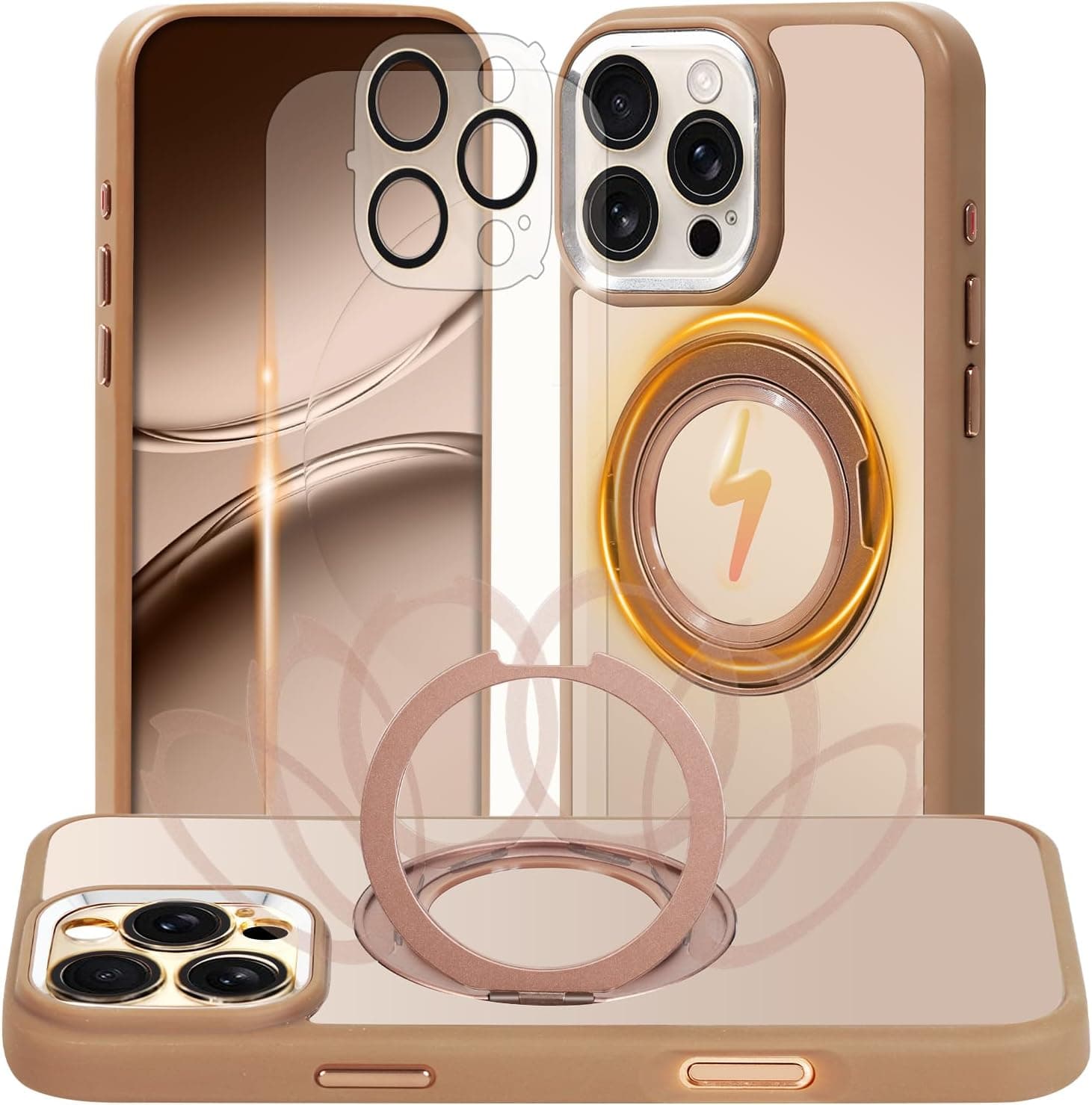 Cover for iPhone 16 Pro, Mobile Phone Case, Equipped with a Removable Lens Case and Screen… product image