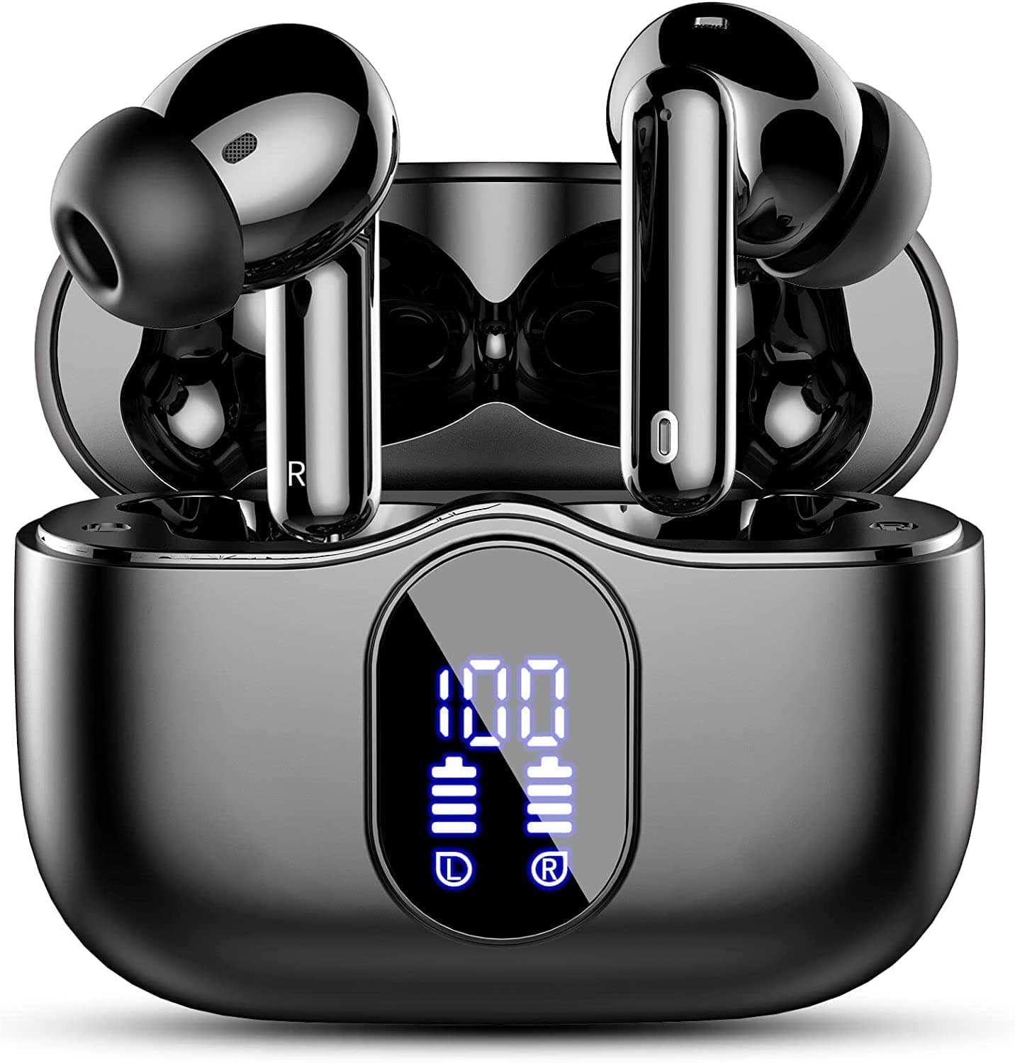 Wireless Earbuds, Bluetooth 5.4 Headphones In Ear with 4 ENC Noise Cancelling Mic, Btootos New… product image