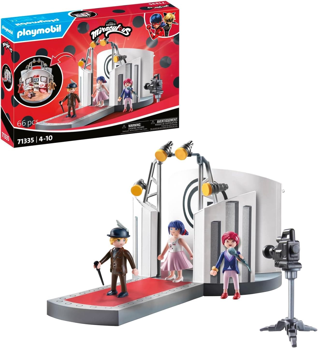 PLAYMOBIL Miraculous 71335 Miraculous: Gabriels Fashion Show, inklusive Marinette, Adrien,… product image