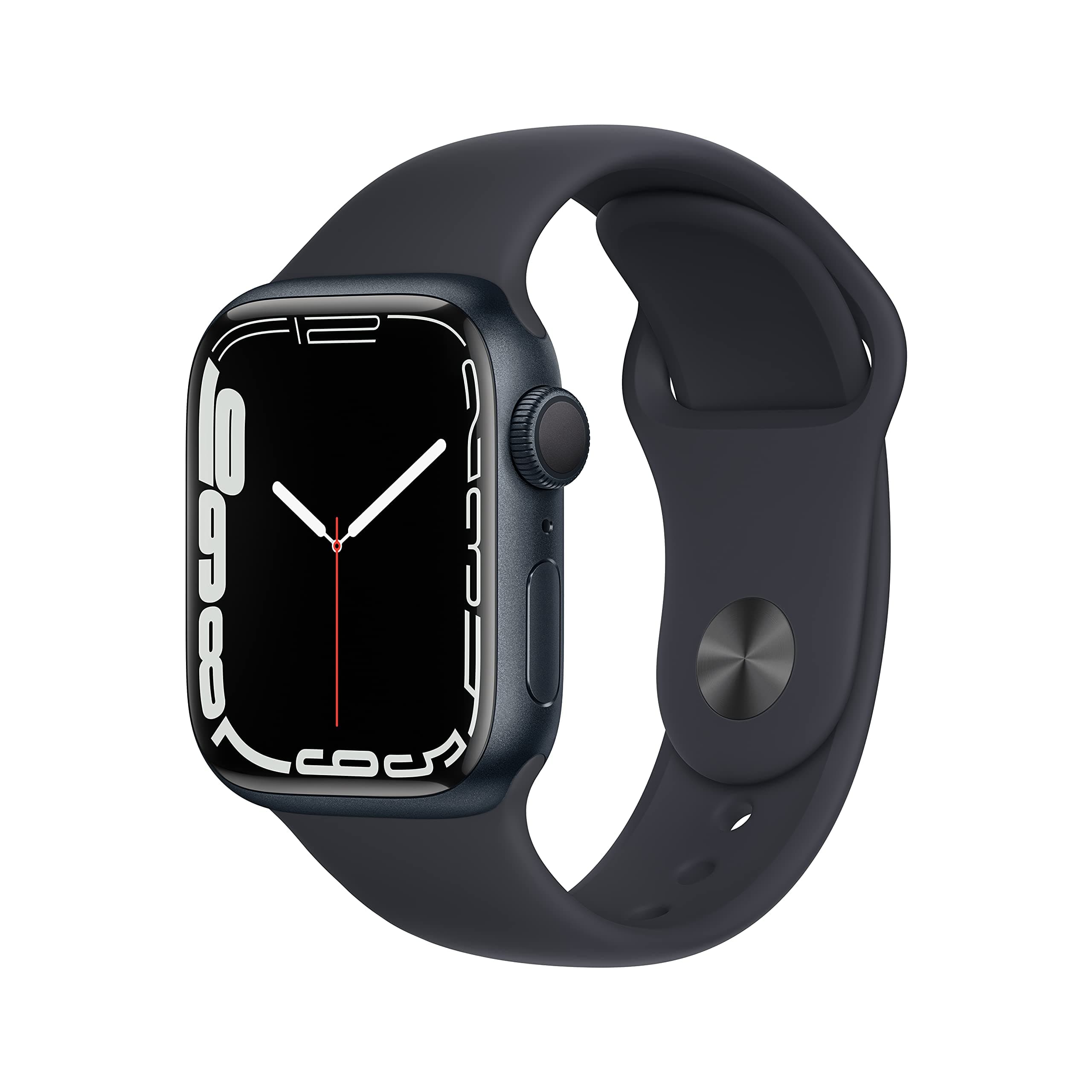 Apple Watch Series 7 (GPS, 41mm) - Midnight Aluminium Case with Midnight Sport Band (Renewed) product image
