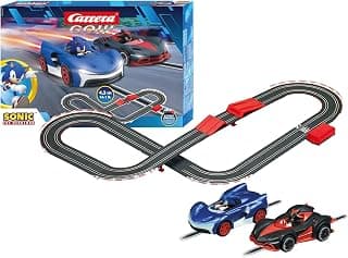 GO!!! Sonic The Hedgehog Battery Operated Slot Car Racing Track Set, 4.3 m Race Track with 2… product image