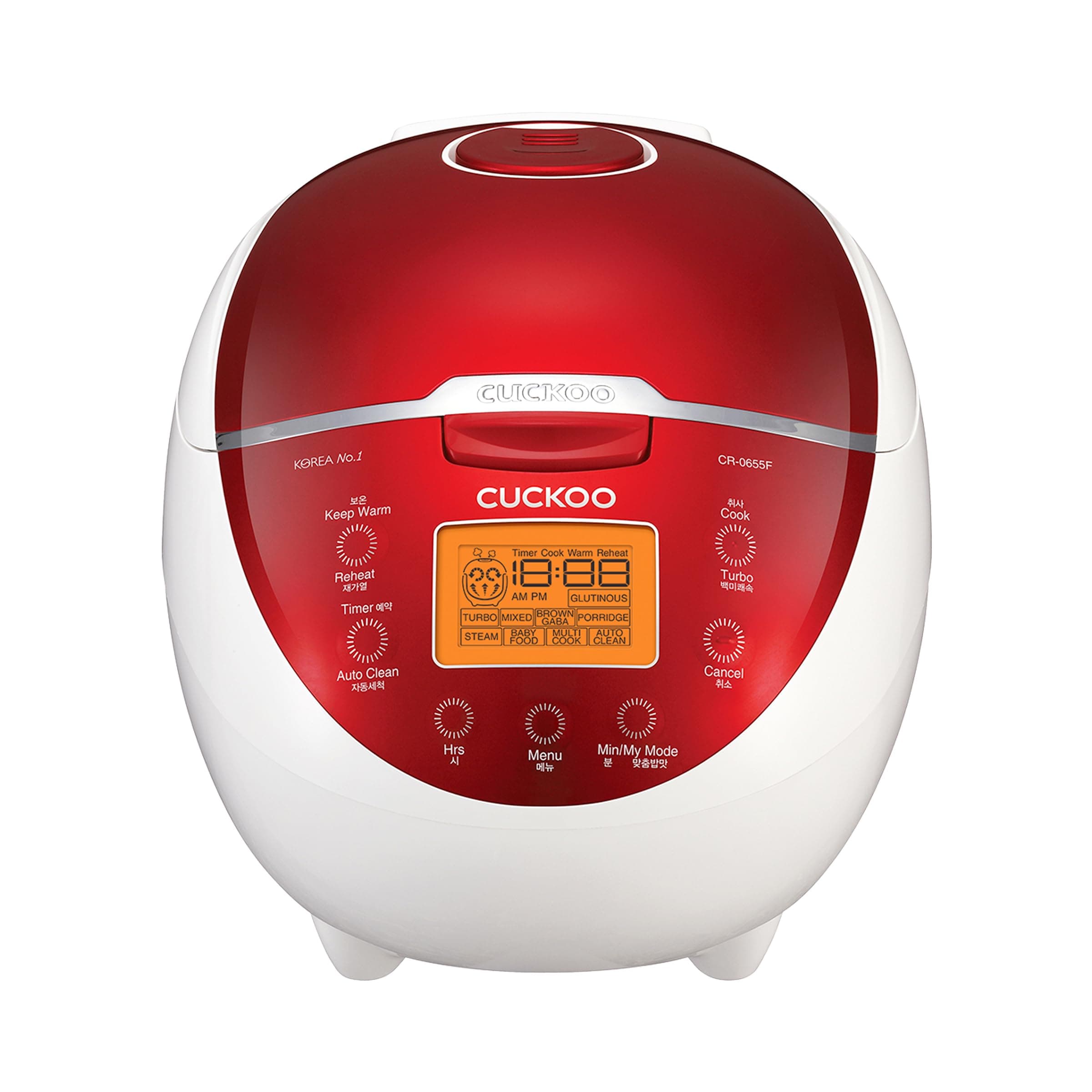 CUCKOO CR-0655F Micom Cuiseur à riz et réchauffeur, 6 tasses, écran LCD 11 options de menu,… product image
