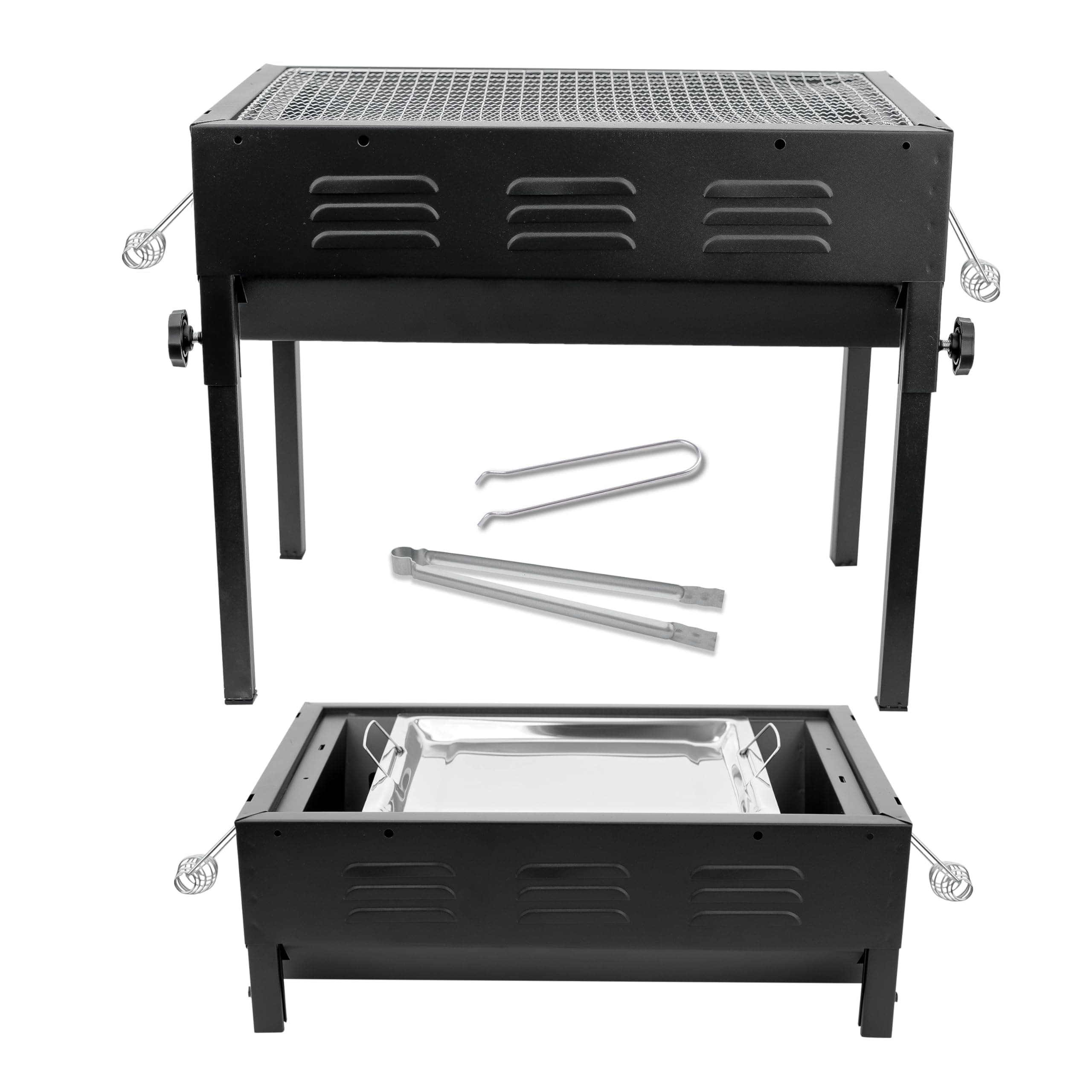 Crystals Portable BBQ Charcoal Grill, Barbecue Grill for Garden, BBQ Grill Steel Stove Hot… product image