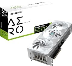 Gigabyte GeForce RTX 5070 Ti Aero OC 16G Graphics Card - 16GB GDDR7, 256 Bit, PCI-E 5.0, 2588… product image