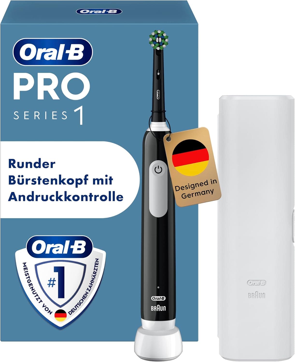 Oral-B Pro Series 1 Elektrische Zahnbürste, Schwarz product image