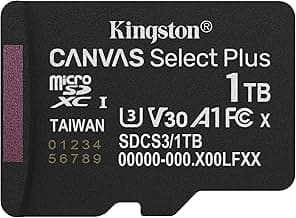 Kingston Canvas Select Plus microSD Speicherkarte 1TB micSDXC Gen3 150R A1 Ohne SD-Adapter -… product image