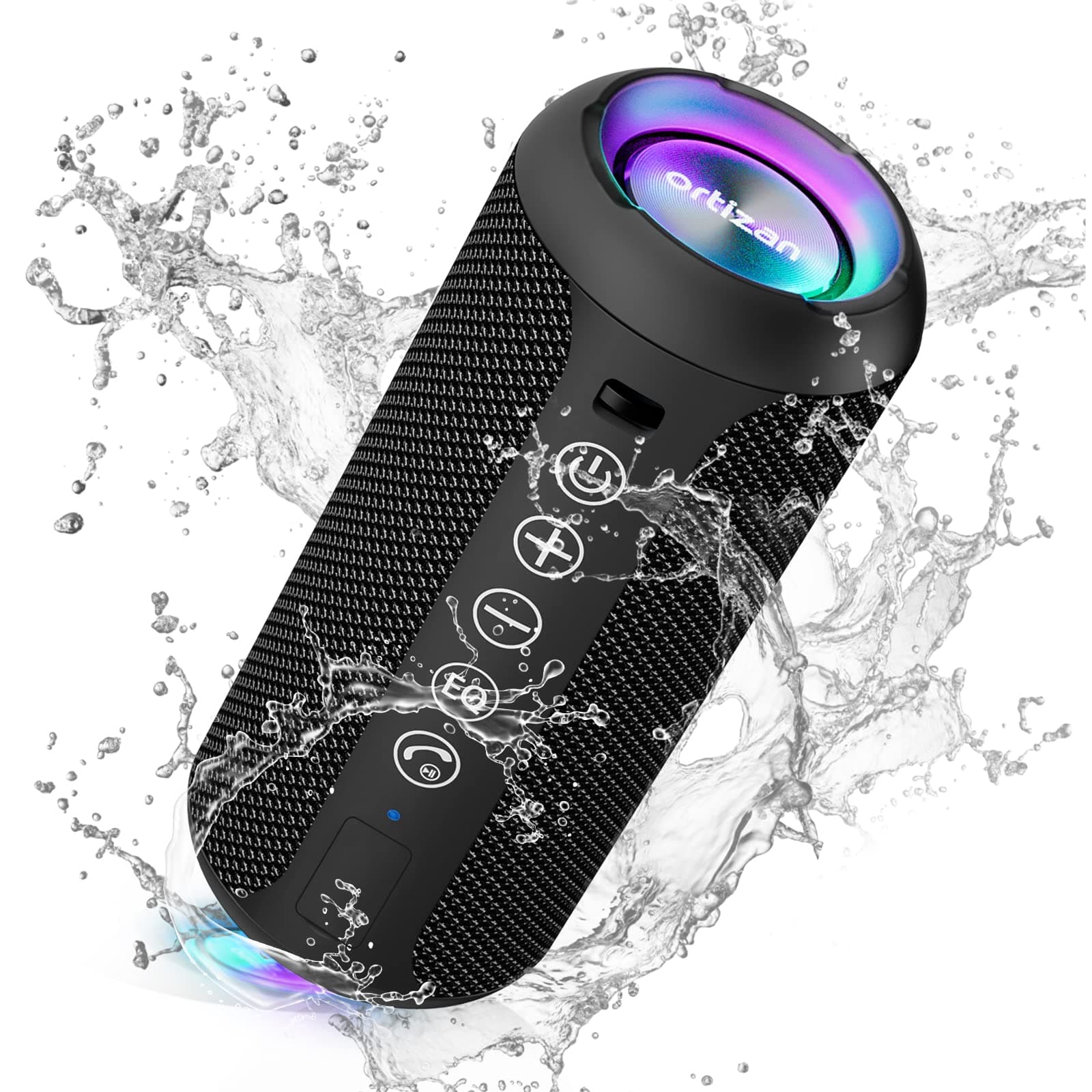 Ortizan Bluetooth Speaker, Speakers Wireless Bluetooth 5.3,IPX7 Waterproof, 24W Stereo Sound,… product image