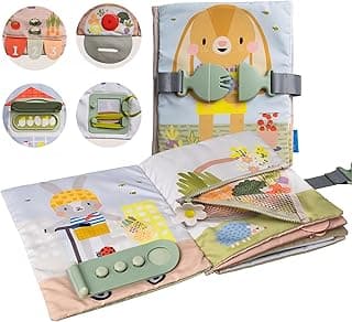 My First Busy Book. Baby Activity Book, Soft Cloth Touch & Feel Book for Toddlers. Montessori… product image
