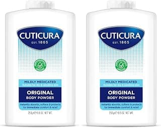 Mildly Medicated Body Powder 250 g, Many Uses Personal Hygiene, Sweat Control, Chafing and… product image