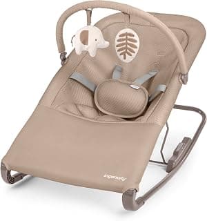 Nestle Lightweight Foldable Vibration Rocker Child Seat with Breathable Fabric 2 Position Tilt… product image