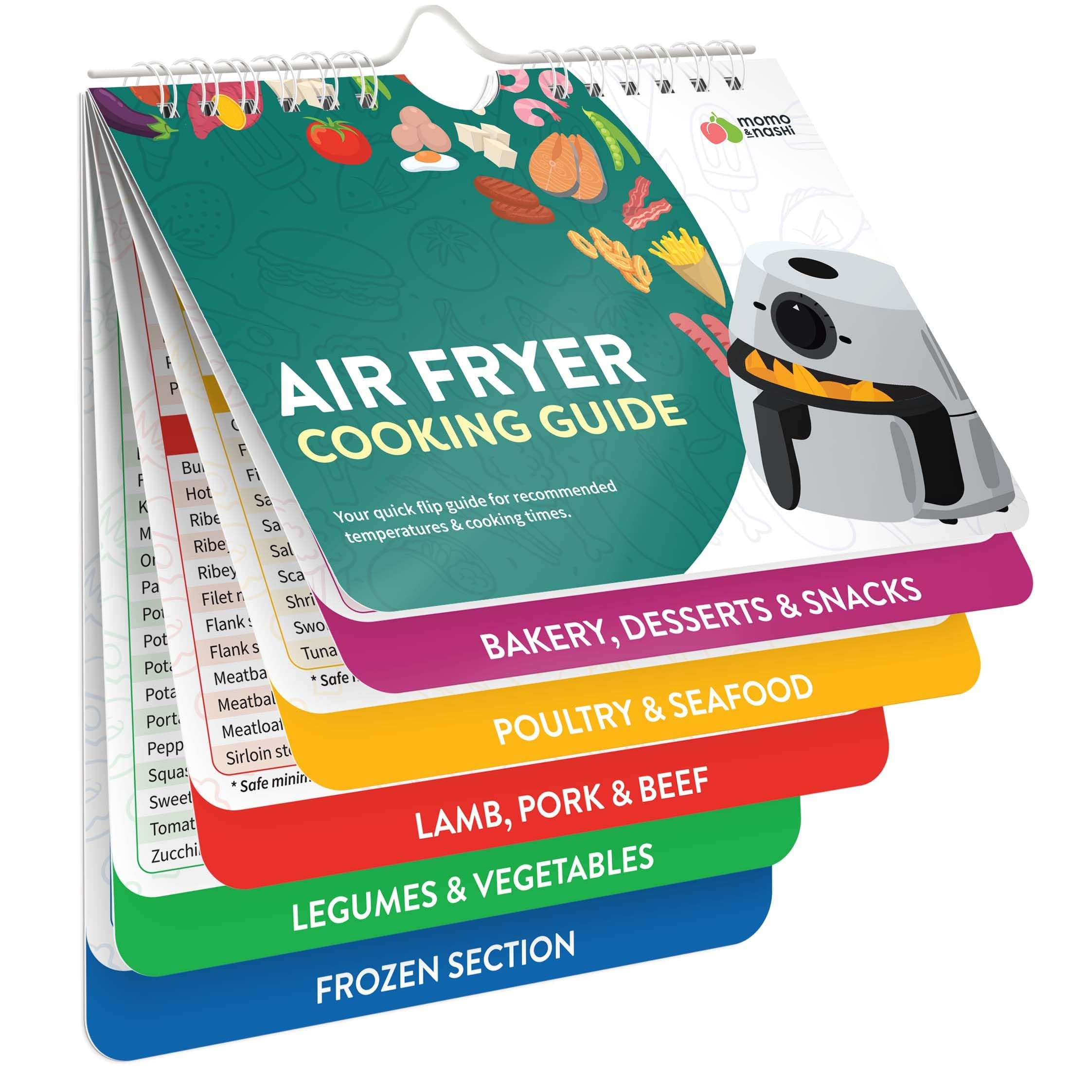 Air Fryer Spickzettel Magnete Kochanleitung Booklet – Air Fryer Cookbooks – Air Fryer Liner – Air Fryer Kitchen Gifts Gadgets 2026 – Air Fryer Accessories Cooking Guide – Valentine Gifts for Women product image