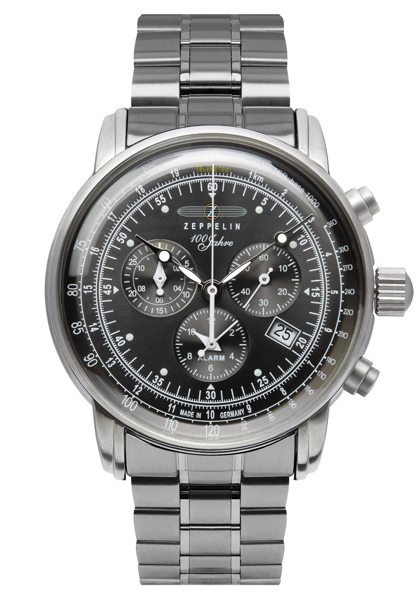 Zeppelin Herrenuhr 100 Jahre Stahl/Schwarz 7680MB-2 product image