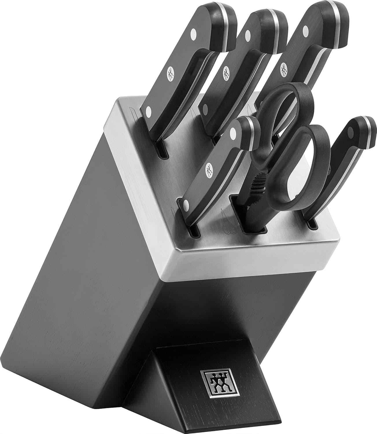 ZWILLING Gourmet Self-Sharpening Block, 7-Piece Knife Set and Scissors of Stainless… product image