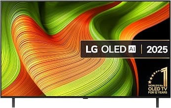 LG OLED55B56LA 55-Inch OLED 4K UHD Smart TV, B5 Series, (α8 AI Processor, Dolby Atmos,… product image