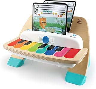 Hape Magic Touch Piano Wooden Musical Toy Instruments for Toddlers, 2 Play Modes, 6 Songs,… product image