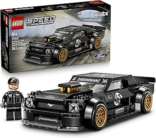 Speed Champions Ken Blocks 1965 Ford Mustang Hoonicorn V1 Muscle Car Toy, Model Building with… product image